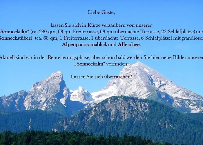 Sonneckalm In Lejlighed Berchtesgaden
